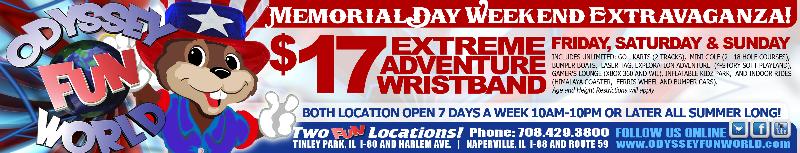 Memorial Day Weekend Extravaganza $17 Extreme Adventure