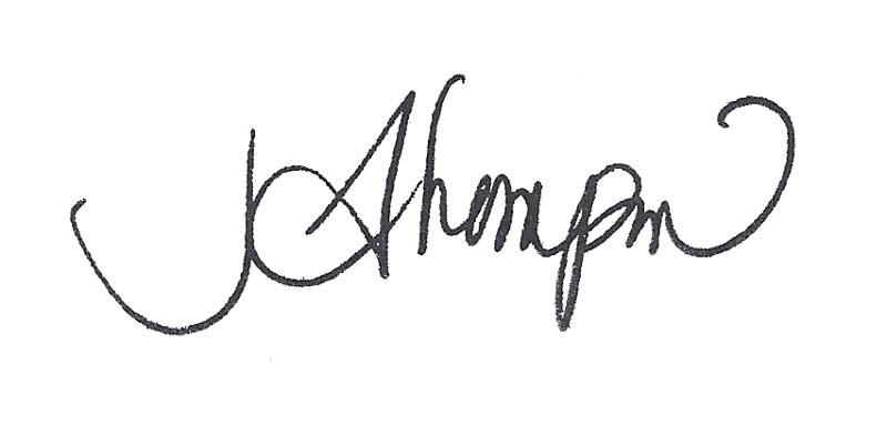 J Thompson Signature