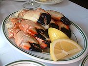 stone crab claws