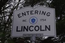 Entering Lincoln Sign