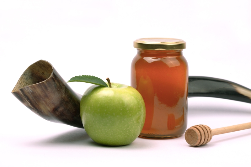 shofar apple honey jar photo