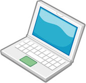 laptop computer graphic