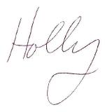 Holly signature