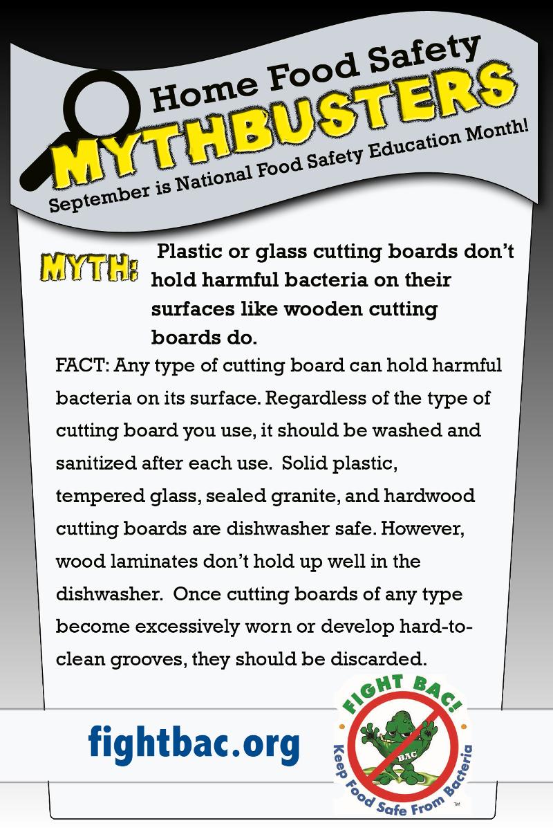 Cutting Board Myth 2011