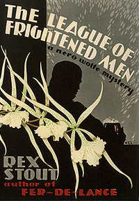 Rex Stout's League of Frightened Men, 1935 first edition