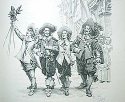 The Three Musketeers by Maurice Leloir, 1894