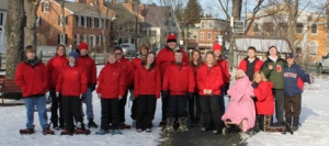 The 2012 Special Olympics Snowshoe Team