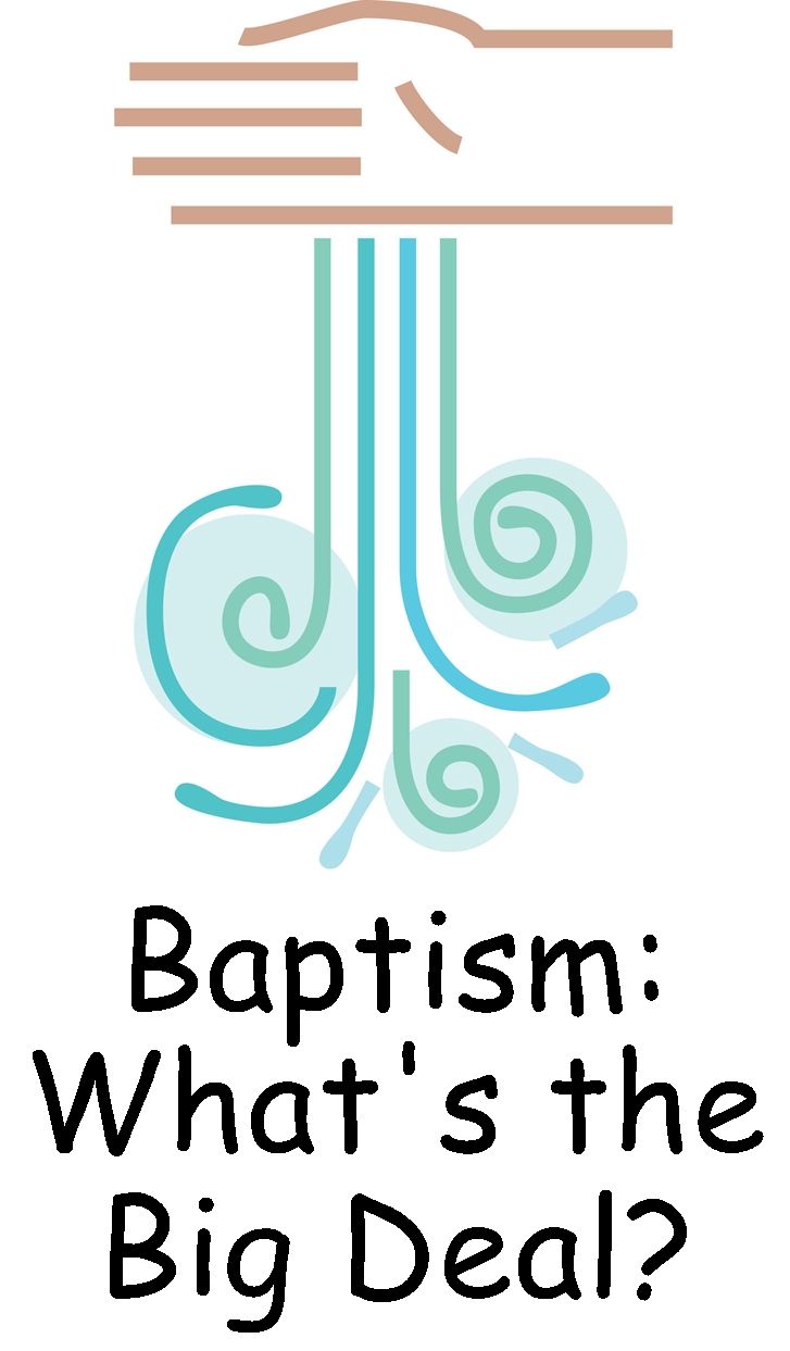 Baptism logo - hand with water