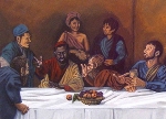 Detail from Last Supper by Becki Jayne Harrelson