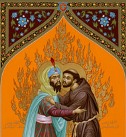 St. Francis and the Sultan by Robert Lentz