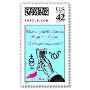 Gay marriage stamp by Perry Hoffman