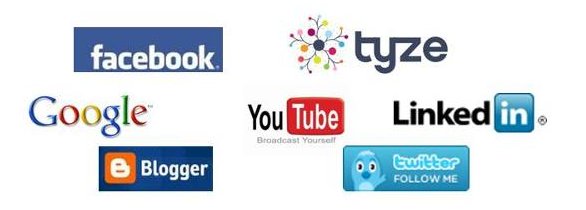 socila media logos