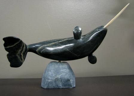 narwhale sculpture