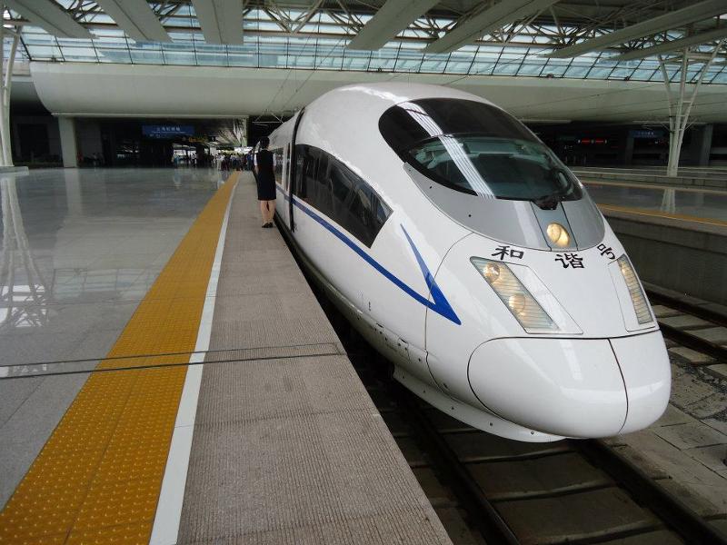 high-speed train in China