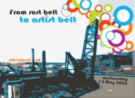 "From Rust Belt to Artist Belt" Invitation