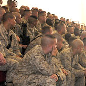 Marines at Lejeune who volunteered for Iraq.