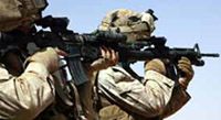 Marines in Iraq with M16