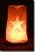 Gold Star Mother's Day Luminary