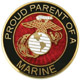 Proud Parent of a Marine Lapel Pin