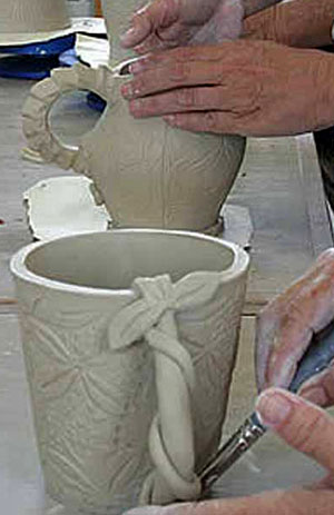 Clay cups big