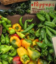 mixed peppers from sweet leaf farm