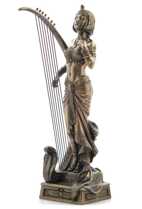 cleopatra with harp