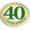 40 under forty logo