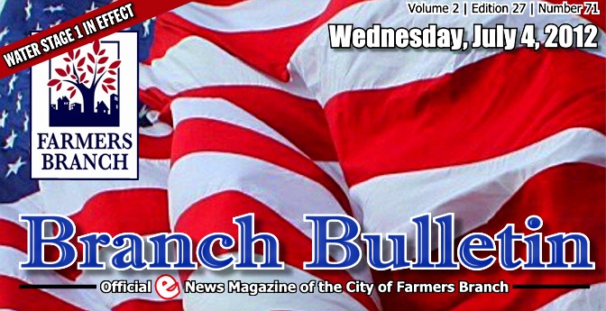BRANCH BULLETIN: Enews Magazine from Farmers Branch