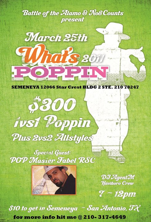 What's Poppin? San Antonio March 25
