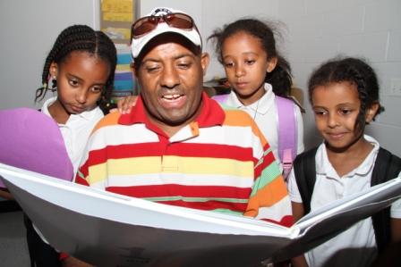 Brightwood Ethiopian Parents Reading