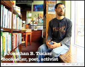 Jonathan Tucker at Bookstore