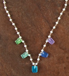 Seaglass Necklace at Stone Garden