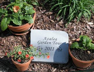 Azalea Garden Plaque by Stone Garden