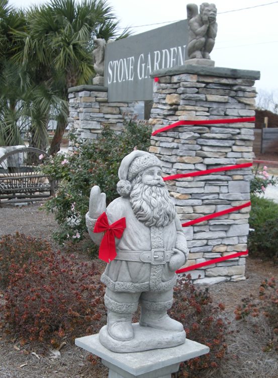 Santa visits Stone Garden