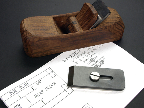Plane Plans with one of Jim Krenov's own Handmade Wooden hand planes.