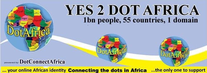 Yes2dotAfrica Campaign Logo