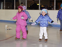 ice skating little children