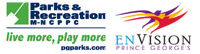 parks and recreation and envision logo