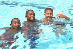 teen swimmers