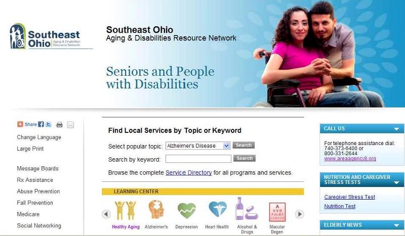 SE Ohio Network of Care Web Resource