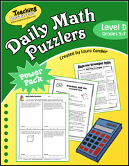 Daily Math Puzzlers Level D