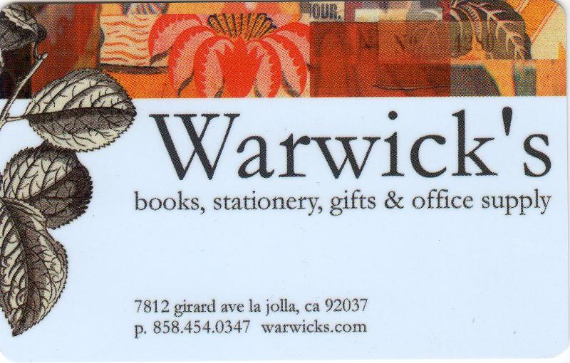 Warwick's Gift Card