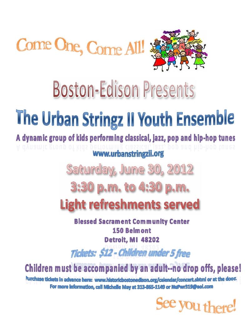 Urban Stringz Boston Edison concert