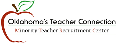 Logo: Oklahoma's Teacher Connection. Minority Teacher Recruitment Center.