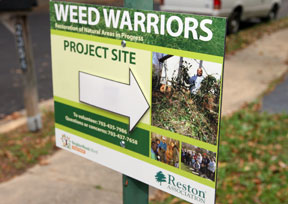 weed warrion sign