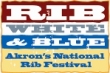 Rib, White and Blue Logo