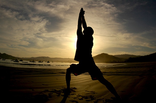 Yoga Sunset On the Beach