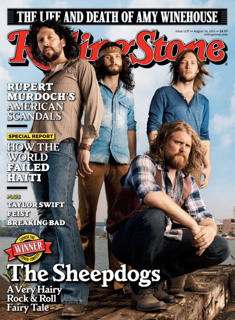 Sheepdogs Rolling Stone Cover