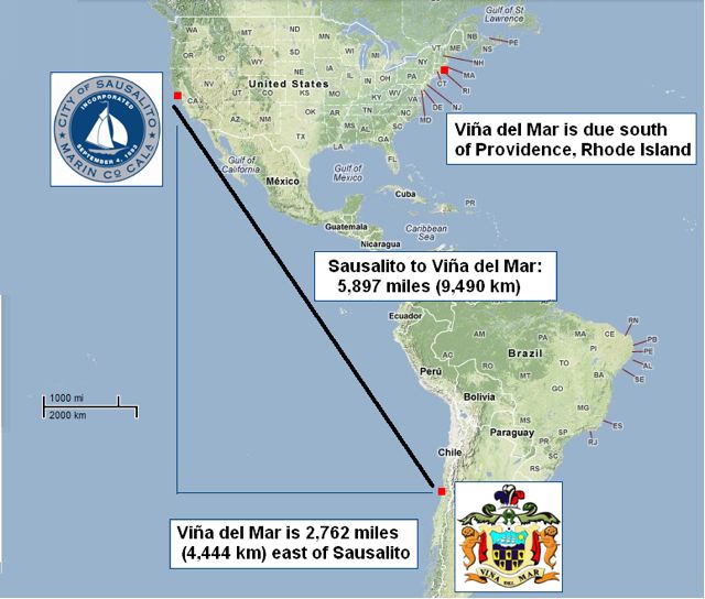 Map-US to Chile