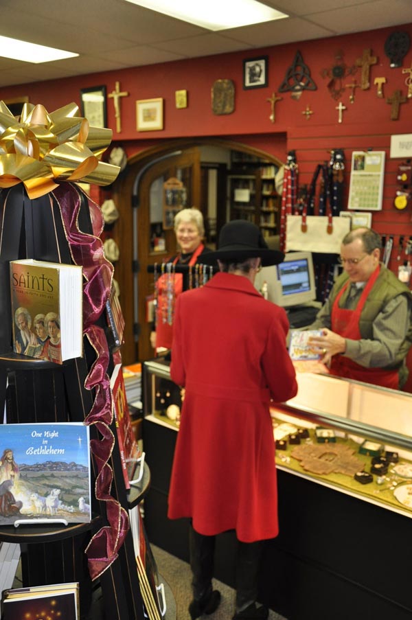 Canterbury Bookstore offers many items perfect for Christmas gifts.